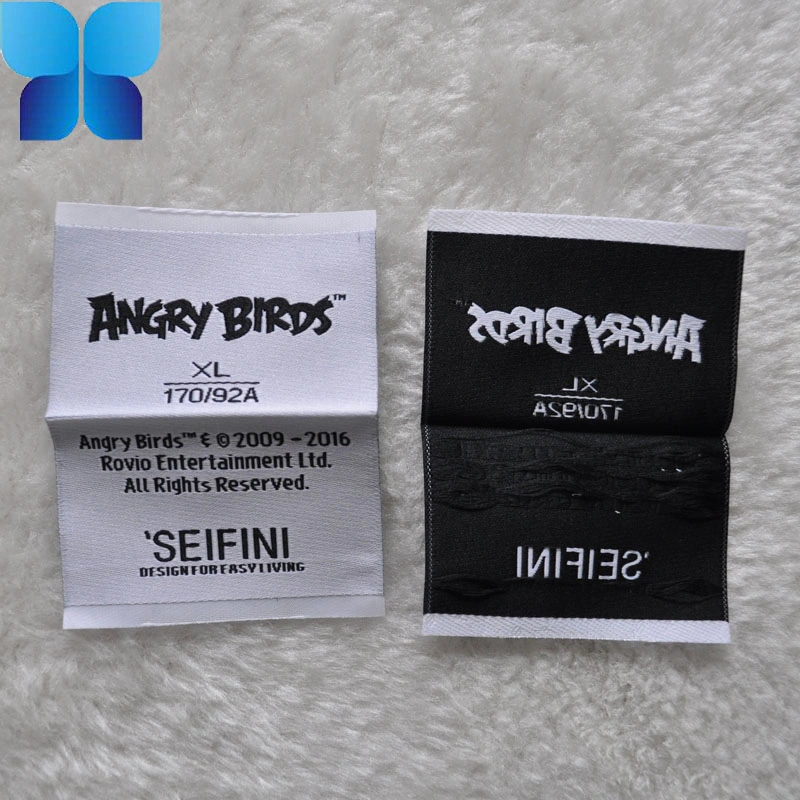 High Quality Best Price Polyester Satin Woven Label for Clothing