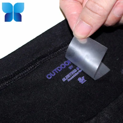 Etiqueta personalizada de impressão de vinil de transferência de calor de silicone para vestuário